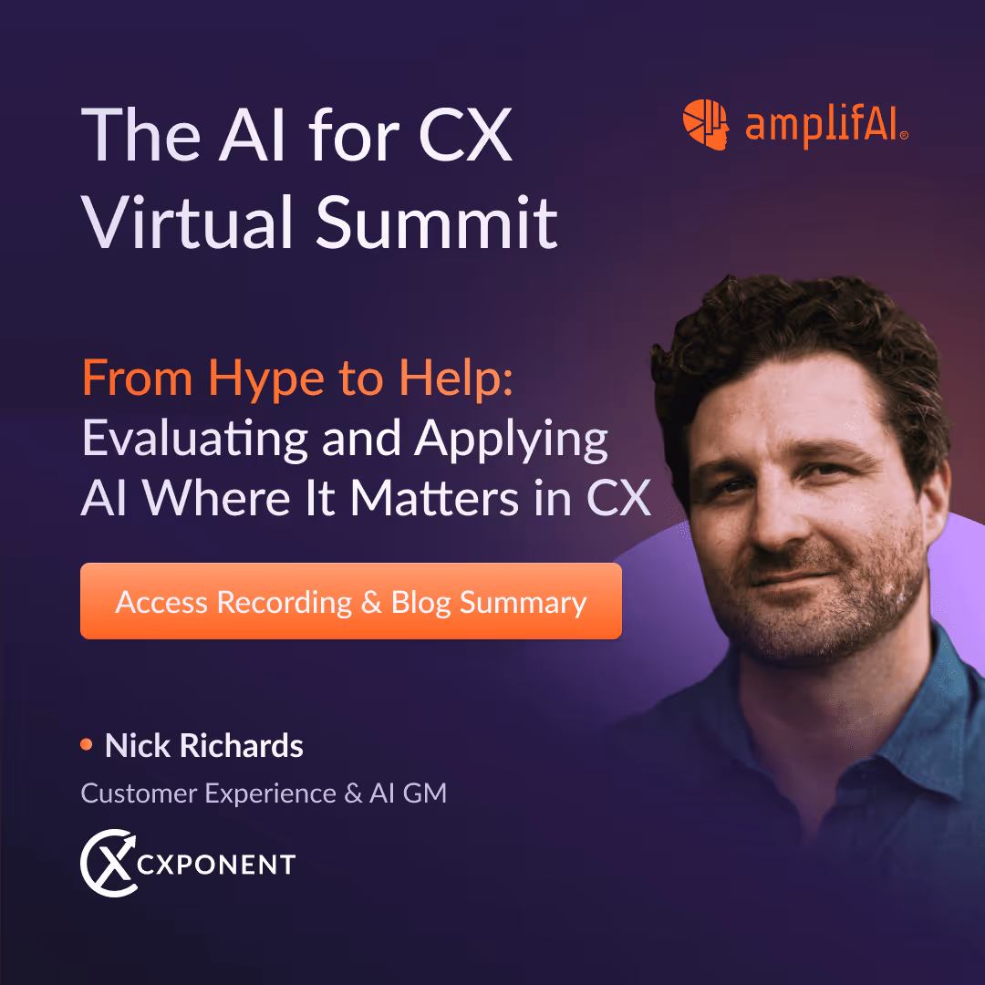 From Hype to Help: Evaluating and Applying AI Where It Matters in CX