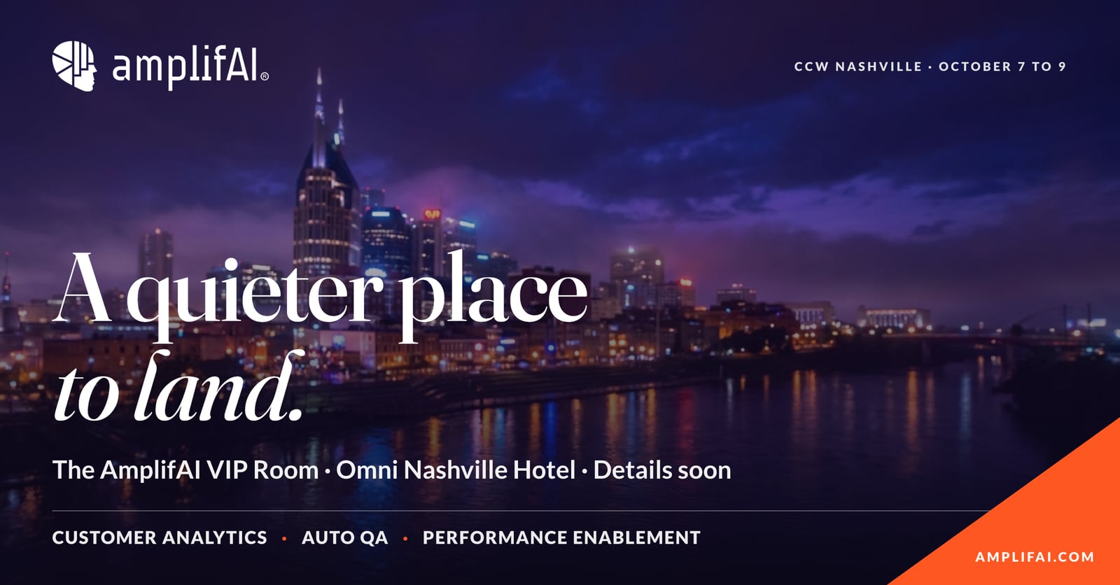 The AmplifAI VIP Lounge at CCW Nashville