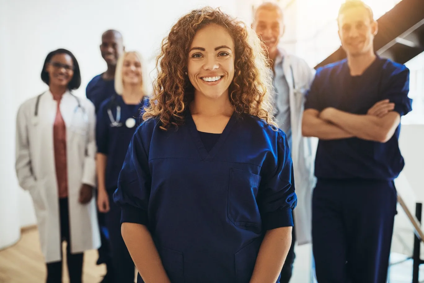 Hospital contact center team
