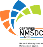Certified NMSDC MBE: National Minority Supplier Development Council