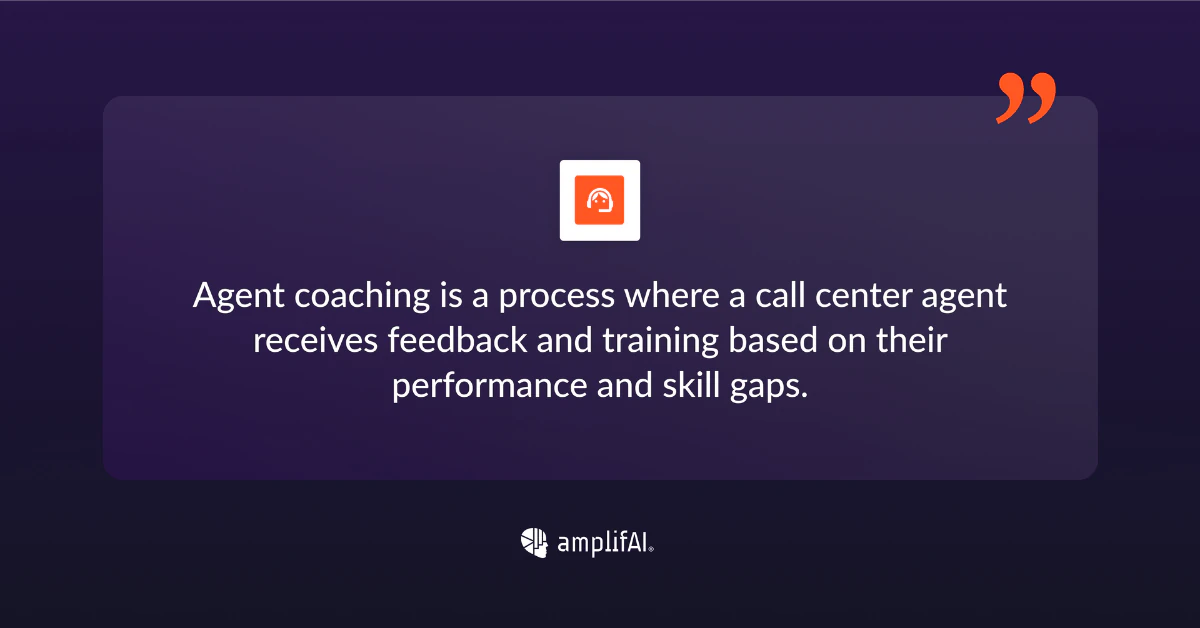 agent coaching definition