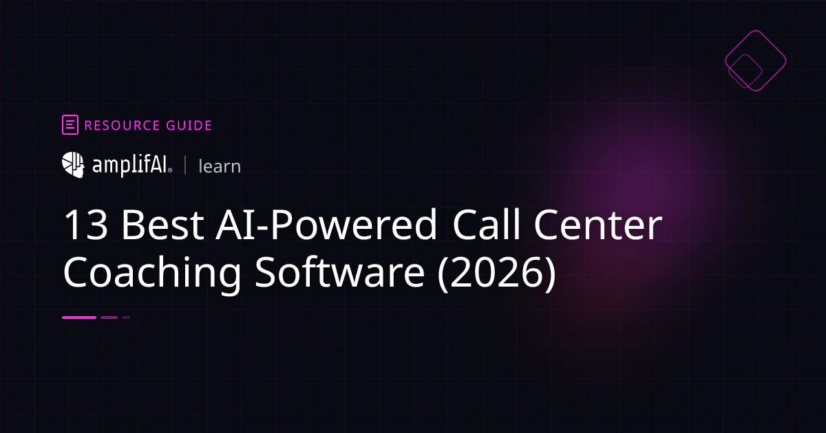 13 Best AI-Powered Call Center Coaching Software (2026)