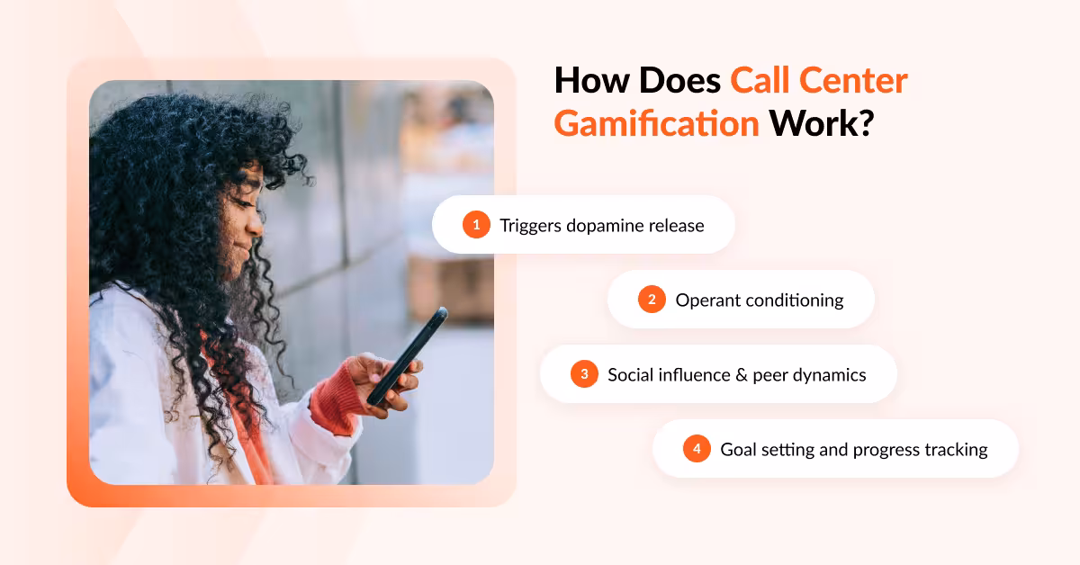 how gamification works in a contact center