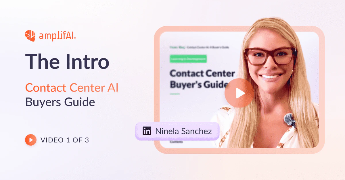 Contact Center AI Buyers Guide 2026