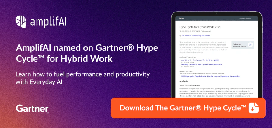 Insights on the Gartner® Hype Cycle™ for Hybrid Work: Everyday AI Transforming Contact Centers