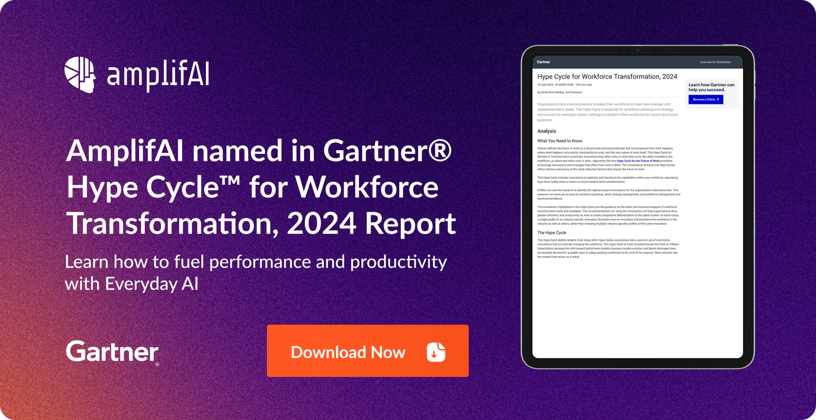 Insights on the Gartner® Hype Cycle™ for Workforce Transformation 2024