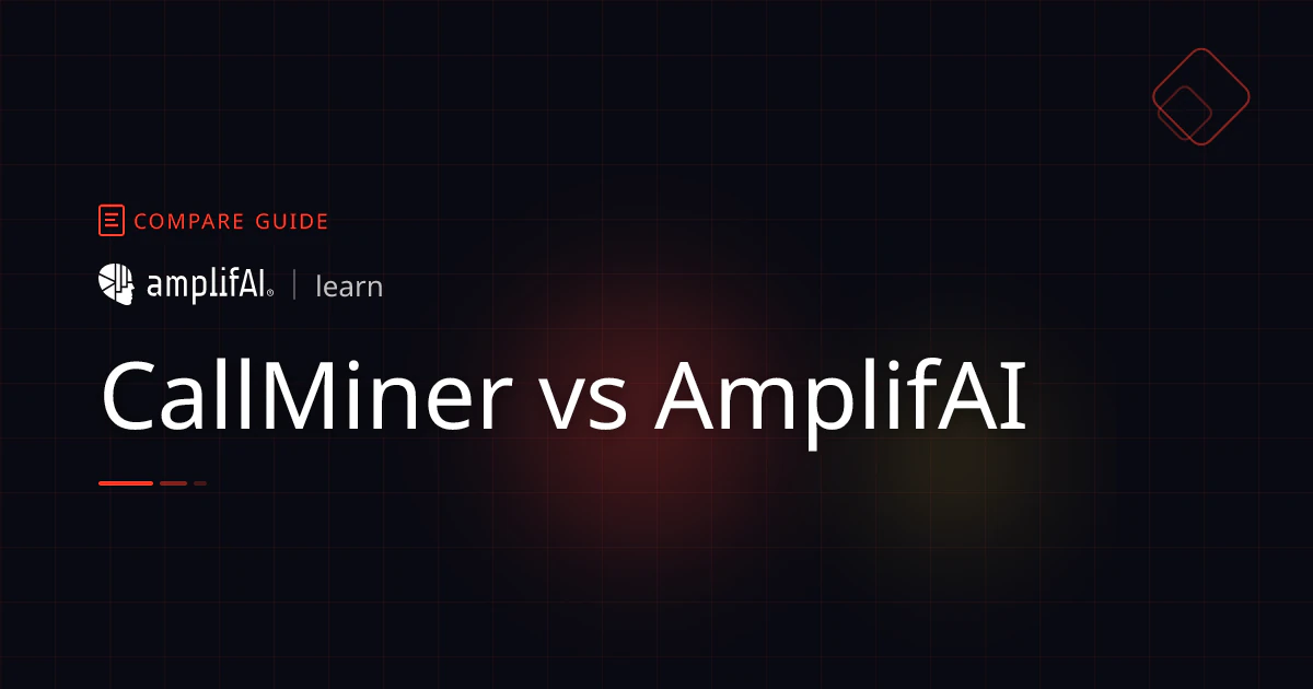 CallMiner vs AmplifAI