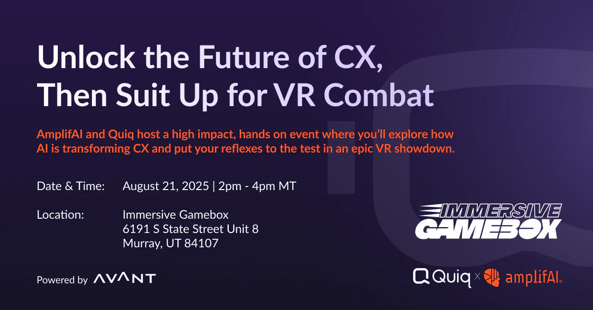 Unlock the Future of CX, Then Suit Up for VR Combat