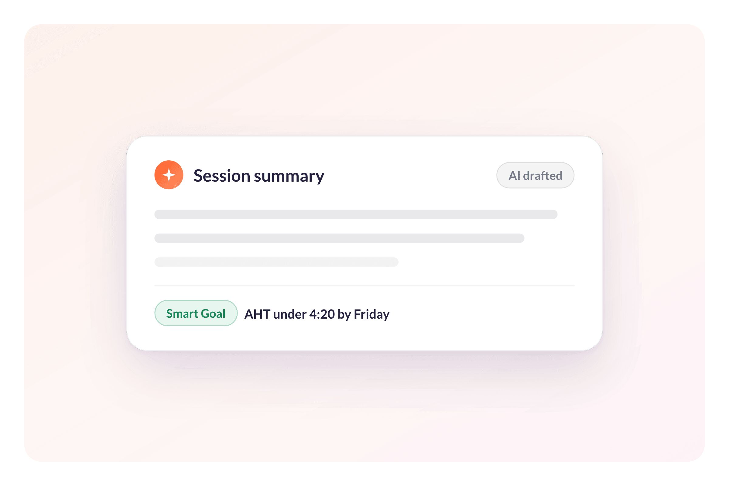 AmplifAI Writes the Coaching Summary, Coaches Run the Conversation
