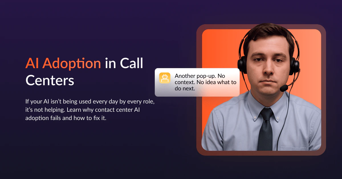 AI Adoption in Call Centers: Why Platforms Sit on Shelves (and Why AmplifAI Doesn’t)