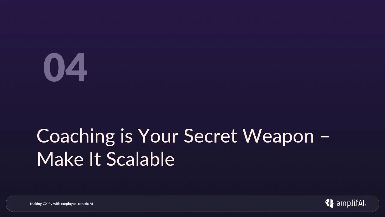 Coaching Is Your Secret Weapon, Make It Scalable